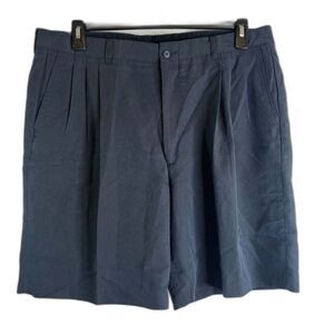 Berle Pleated Front Tailored Shorts Mens Size 36